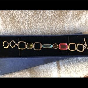 New Swarovski multi colored bracelet
